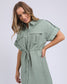 Willow Shirt Dress (Iceberg Green)
