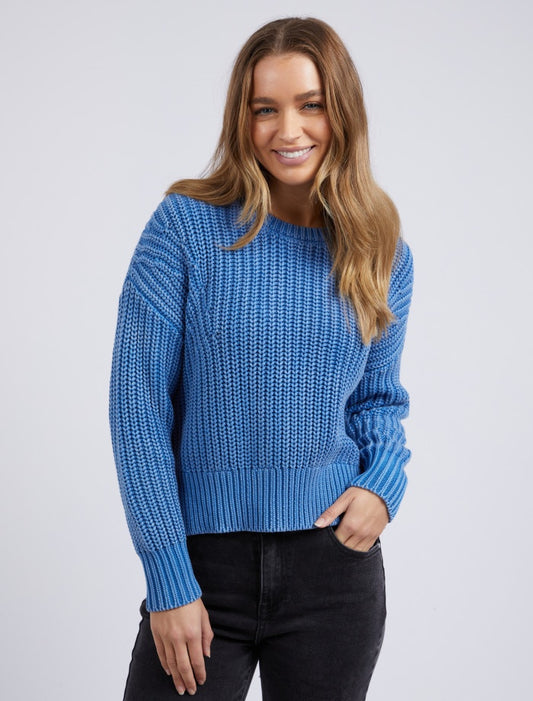 Winnie Knit Crew (Duke Blue)