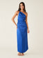 Balmy One Shoulder Dress (Ocean Blue)