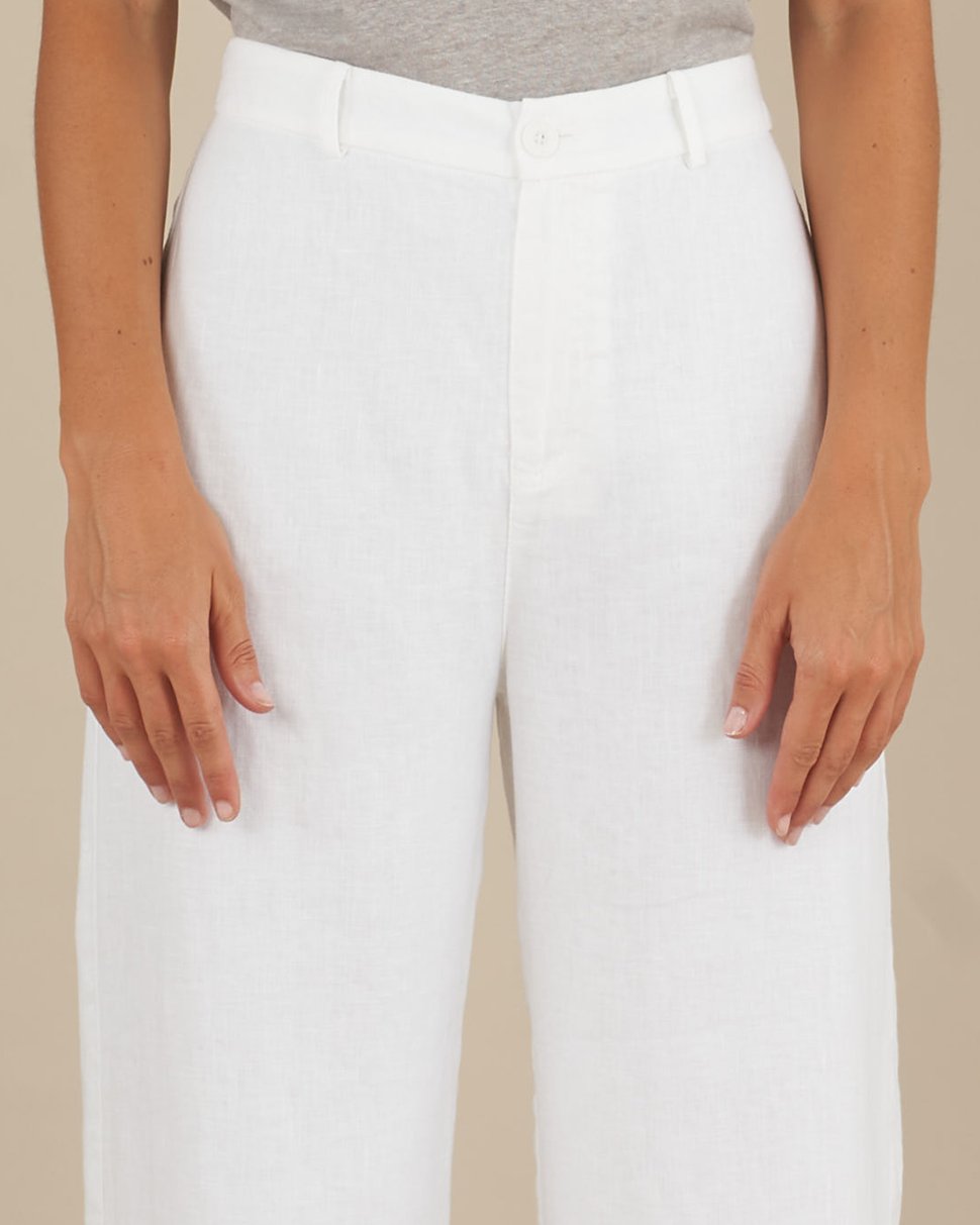 Barossa Linen Pant (White)