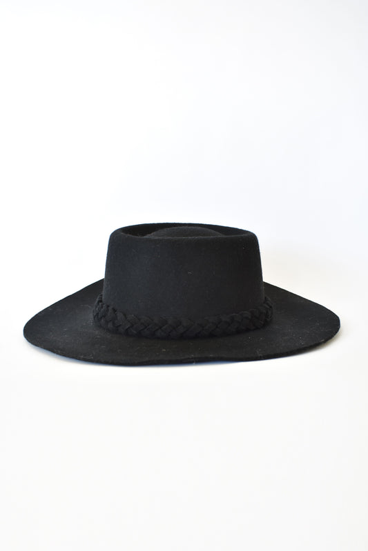 Ballina Plait Hat (Black)