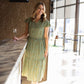 Bianca Dress (Moss Green)