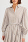 Clementine Dress (Taupe Stripe)