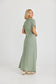 Coco Dress (Sage Linen Viscose)