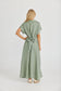 Coco Dress (Sage Linen Viscose)