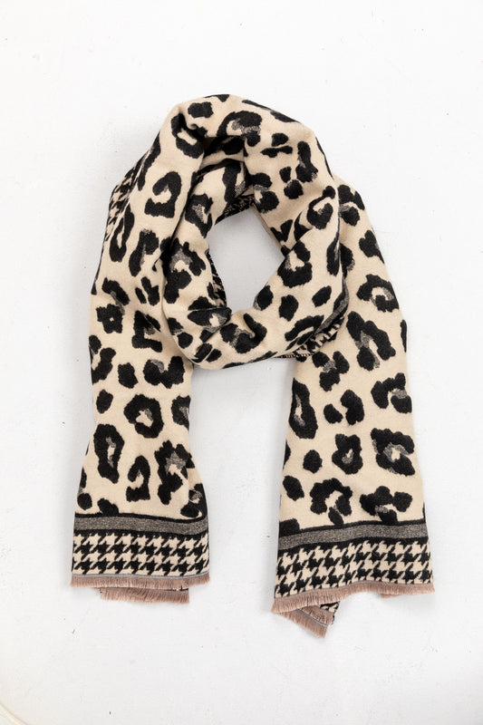 Durban Scarf (Black + White)