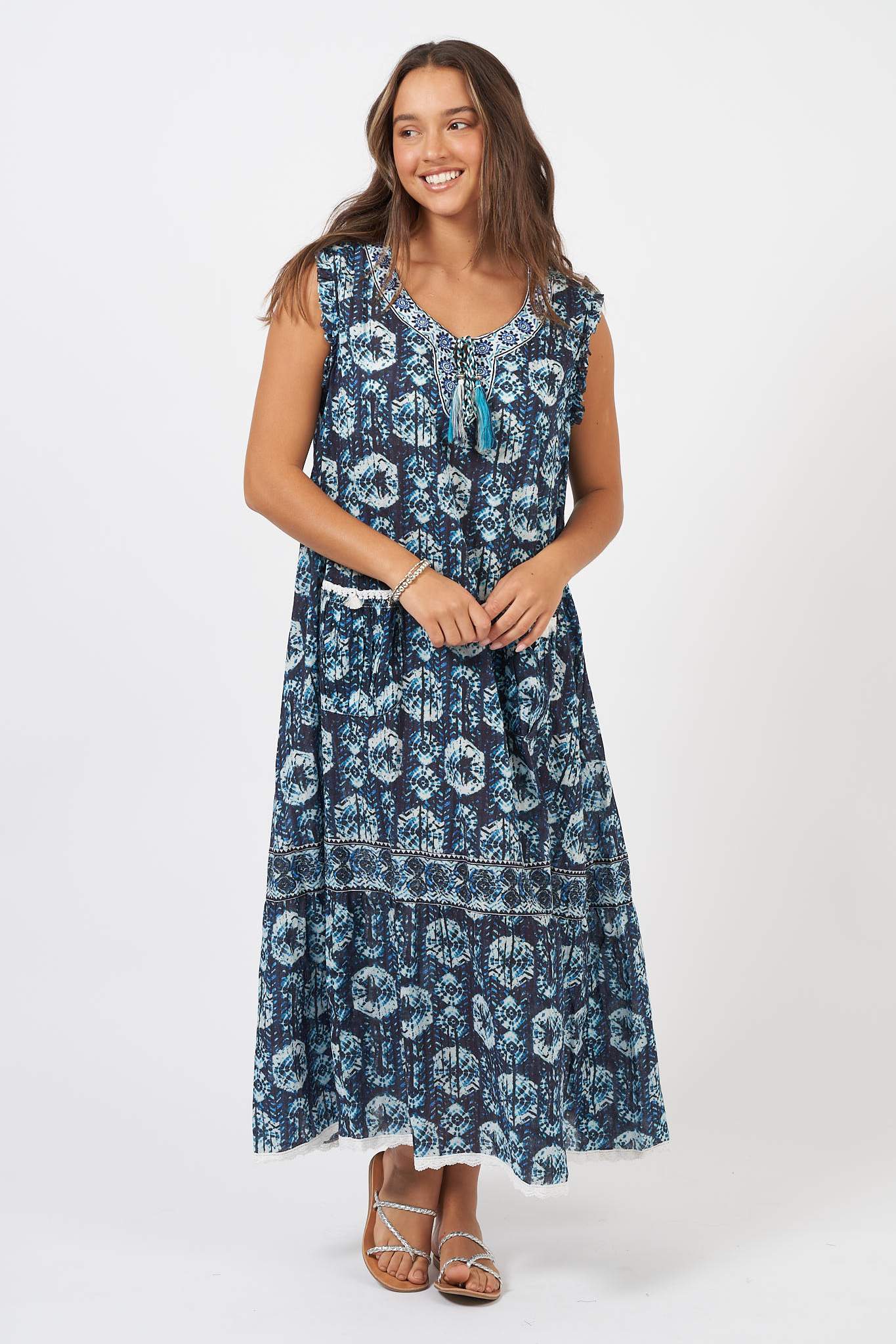 Epson Maxi Dress (Bandhama Circle)