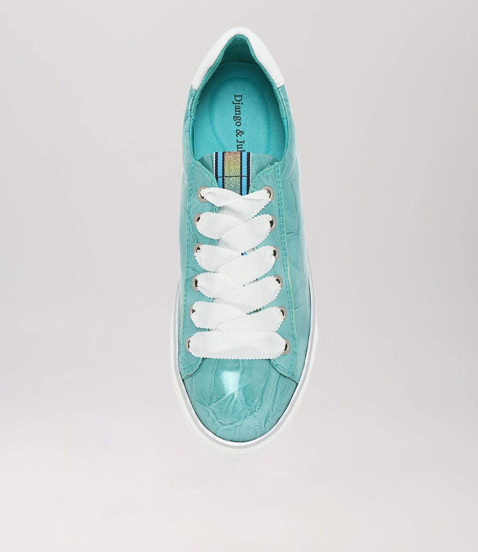 Finni (Teal Shrunken Patent)