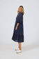 Grenadine Dress (Navy)