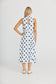 Helaina Dress (Slate Dot Linen)