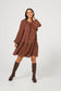 In Motion Dress (Chocolate Linen Viscose)