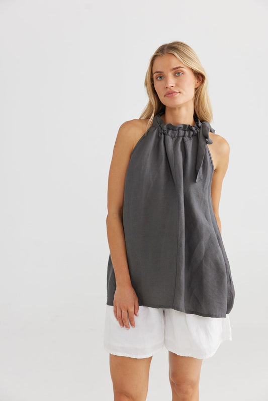 Lucia Top (Charcoal)