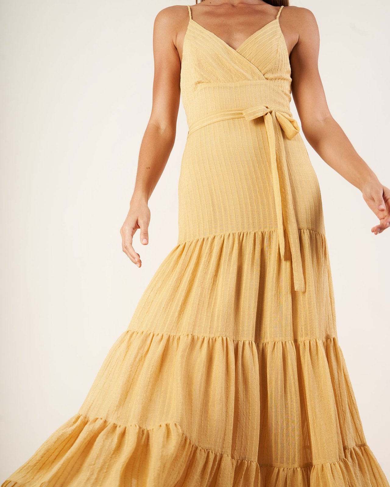 Lunette Maxi Dress (Buttercream)
