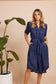 Maya Dress (Navy)