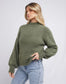Missy Oversized Knit (Khaki)
