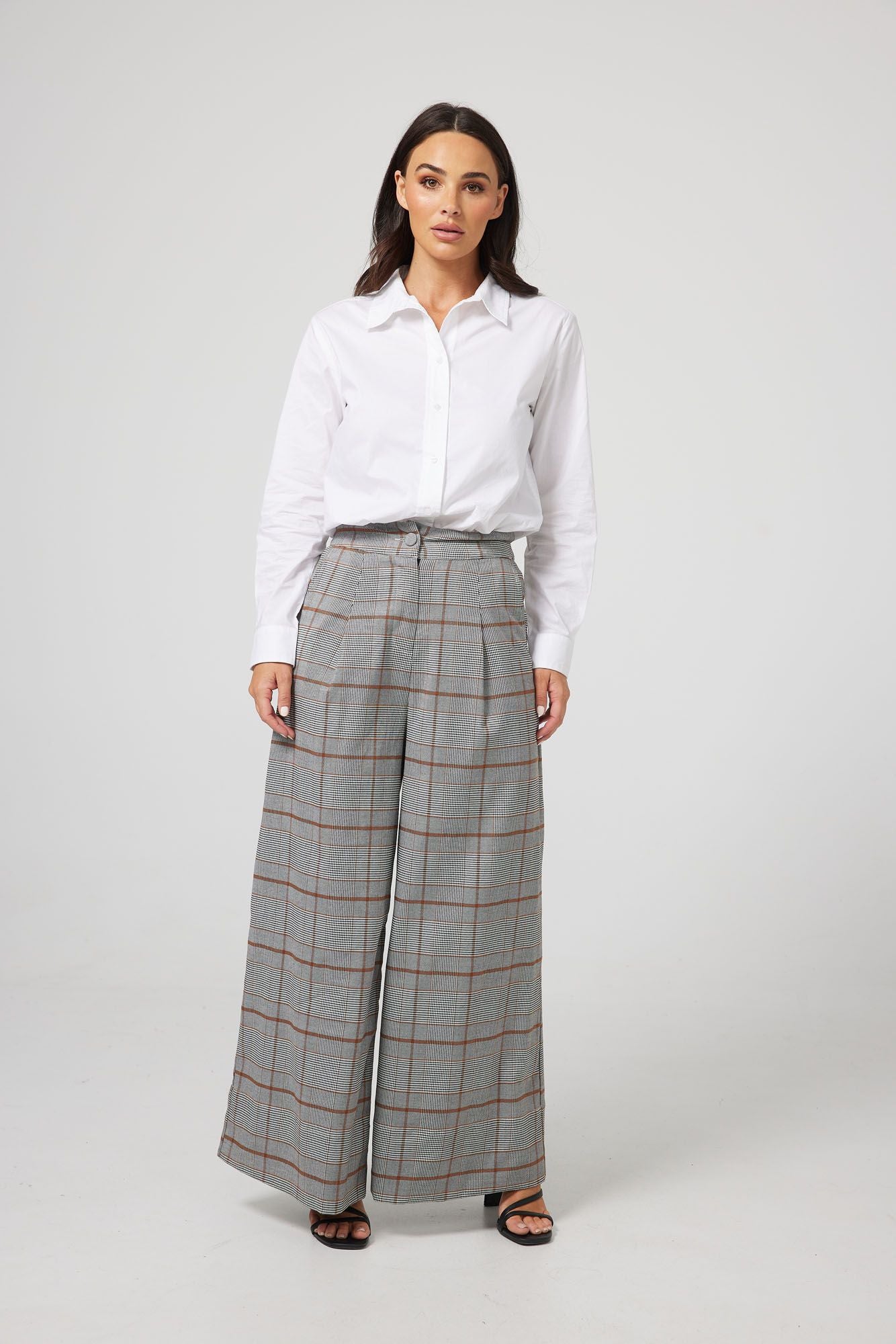 Oxford Pants (Tan Glen Plaid)