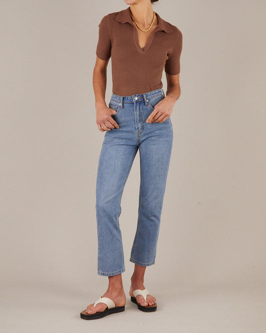 Pablo Knit Top (Cocoa)