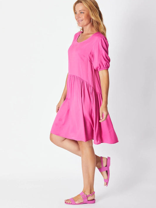 Paradise Tunic Dress (Magenta)