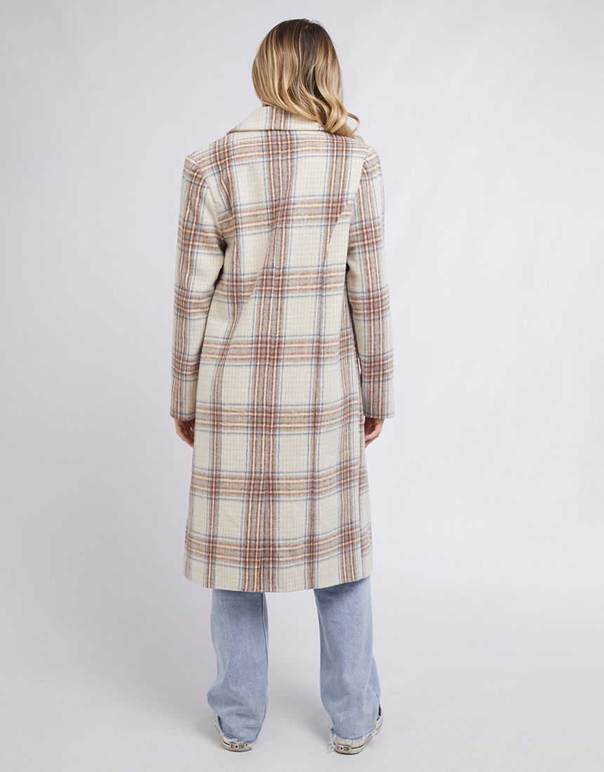 Phillipa Check Coat