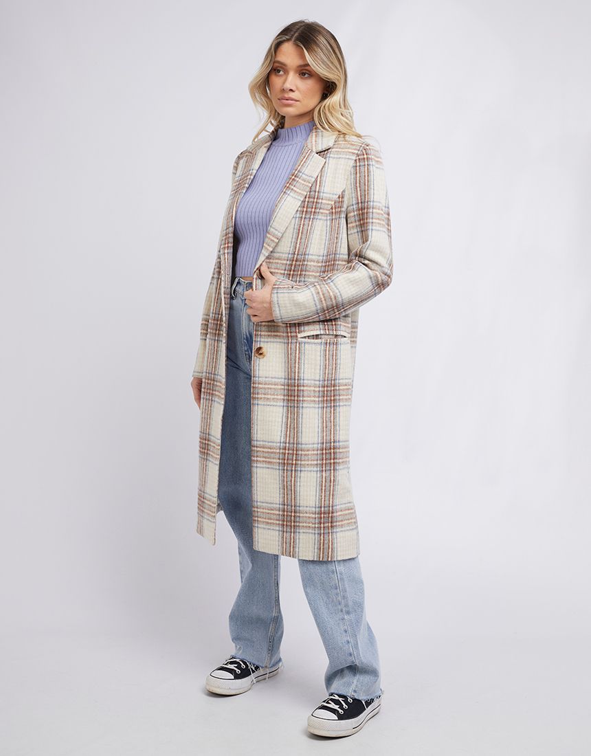 Phillipa Check Coat