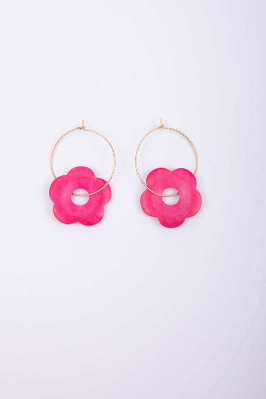 Poppy Earrings (Magenta)