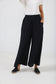 Postiano Pants (Black Linen Viscose)