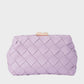 Quinn Woven Clutch (Lilac)