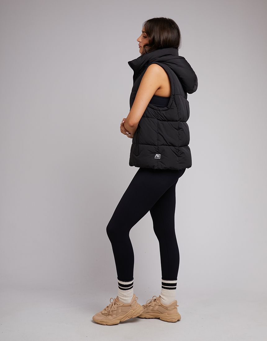 Remi Luxe Puffer Vest (Black)