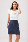 Rodeo Skirt (Indigo + White Stripes)