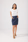 Rodeo Skirt (Indigo + White Stripes)