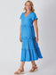 Ruffle Tier Dress (Blue)