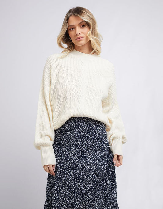 Rumi Knit Sweater (Vintage White)