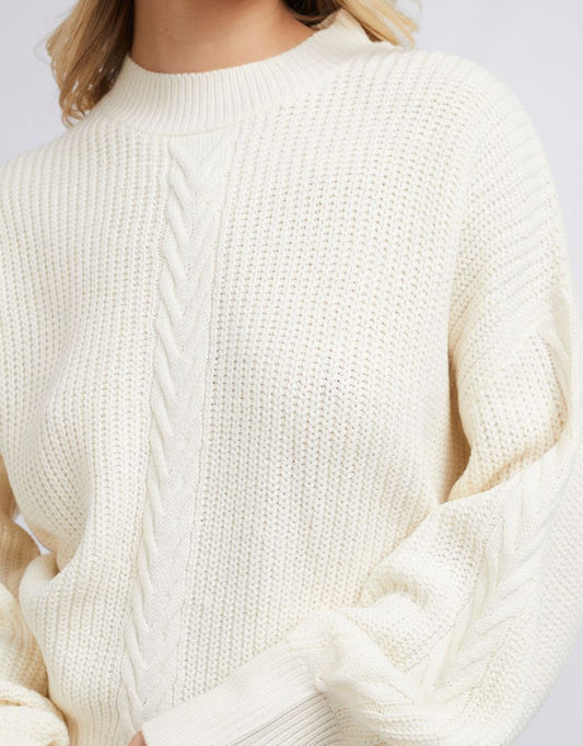 Rumi Knit Sweater (Vintage White)