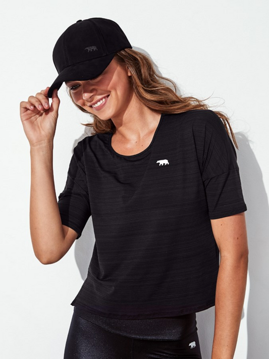 Cleo Bear Cap (Black)