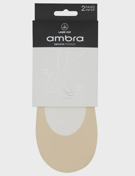 Smooth Footlet - 2pp (Natural)