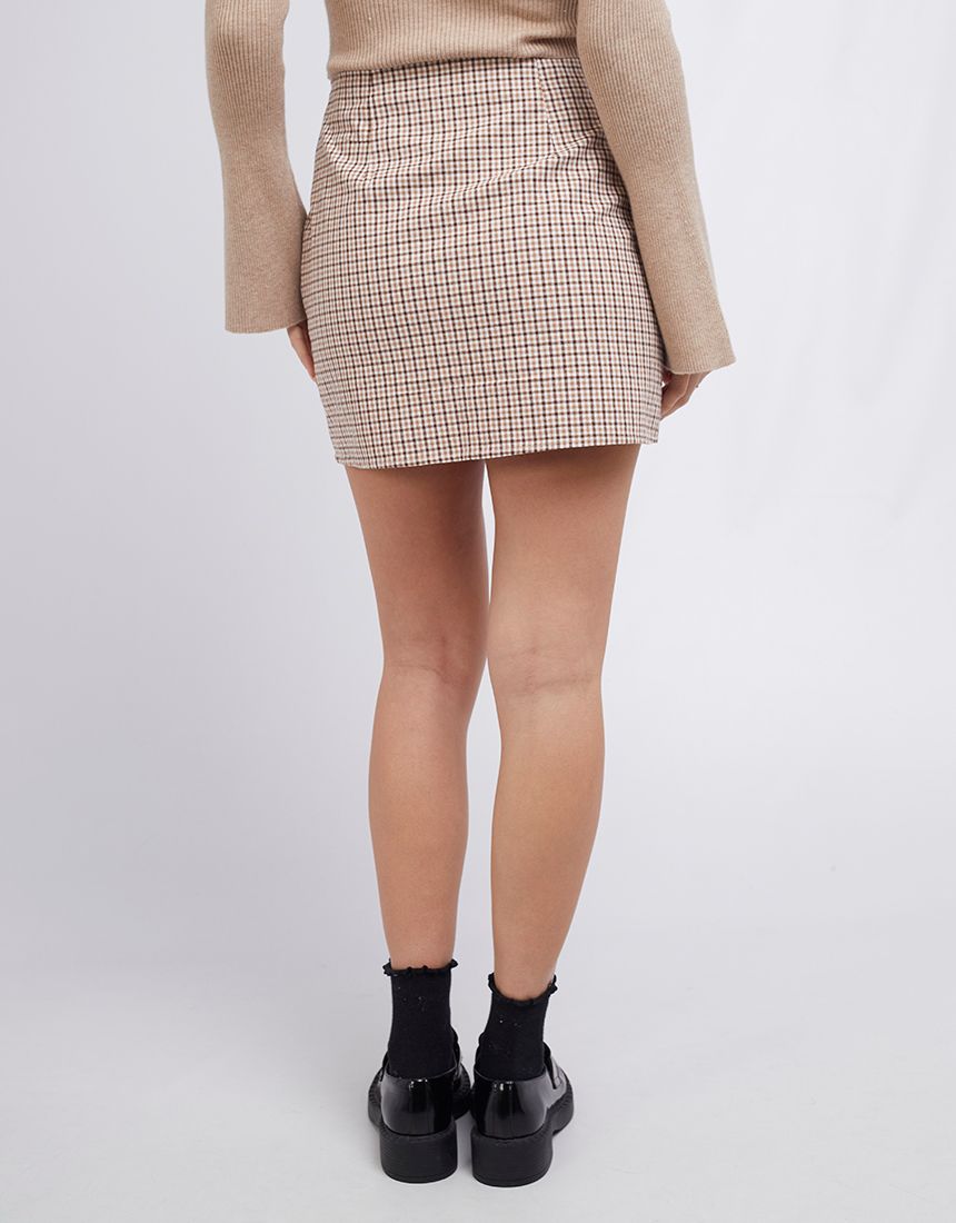 Spencer Check Skirt