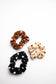 Spotted Scrunchie (Black + White)