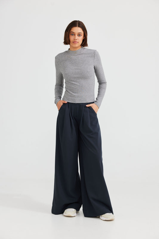 Stormi Top (Grey Marle)