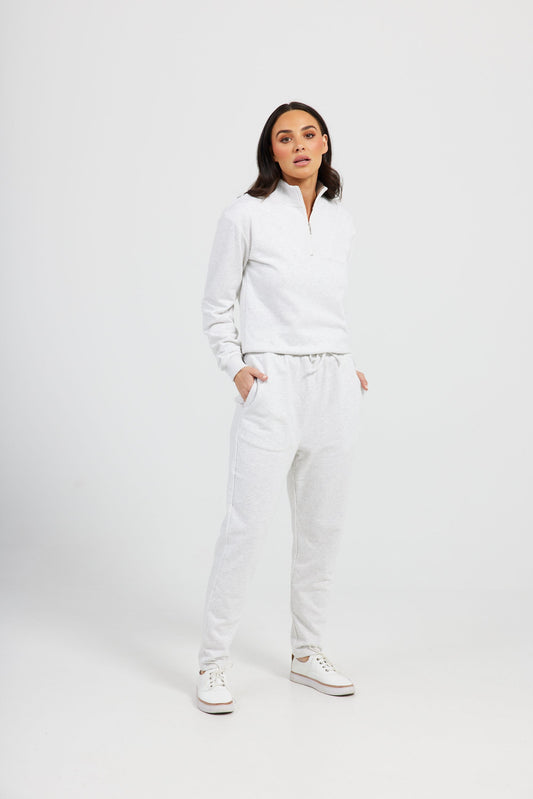 Walk in The Park Trak Pants (White Marle)