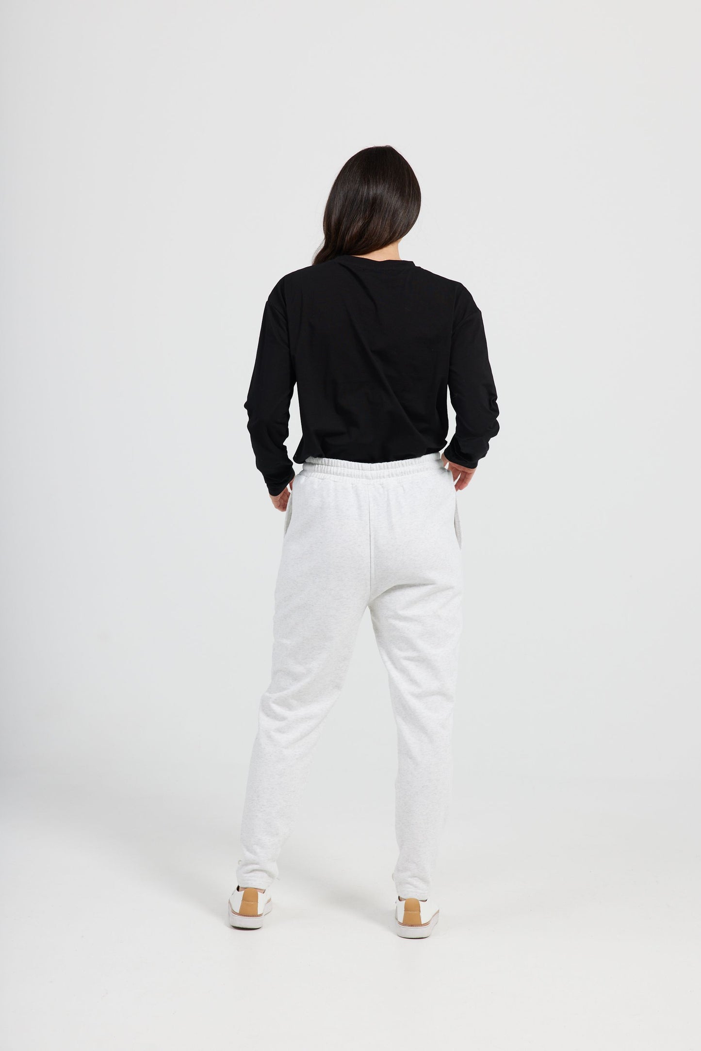 Walk in The Park Trak Pants (White Marle)