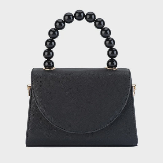 Wendy Acrylic Bead Bag (Black)