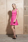 Illume Fare Mini Dress (Raspberry)