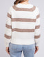 Isla Mock Neck Sweater (Beige)