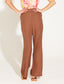 One and Only High Waisted Flared Pant (Mocha)